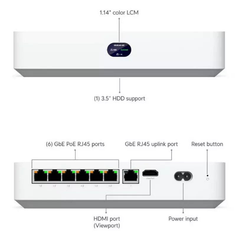 Zestaw do monitoringu wideo Ubiquiti UNVR-Instant-Kit przewodowy