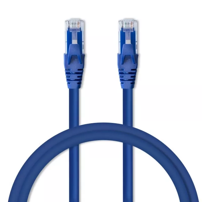 Kabel krosowy QOLTEC 54534 2xRJ45 UTP CAT6 5m Czarny