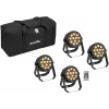 LED PARty Spot EUROLITE 42110204 RGB WW Silent — Reflektor LED PAR, RGB + ciepła biel