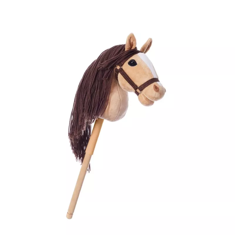 Koń na patyku HOPPIHORSE Hobby Horse A4 beżowy