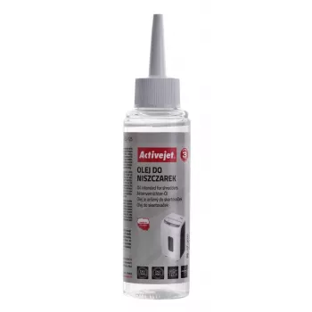 Olej do niszczarki ActiveJet ASO-125 125 ml butelka z aplikatorem do niszczarek biurowych