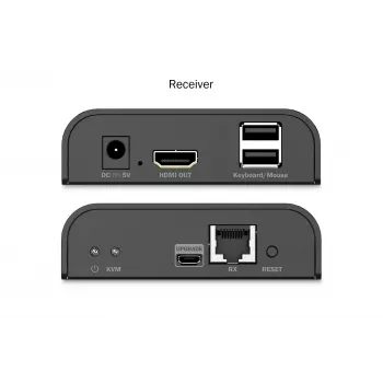Zestaw przedłużacza KVM DIGITUS DS-55355 HDMI po IP 4K 60Hz