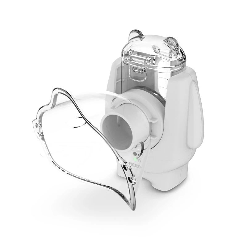 Przenośny nebulizator ultradźwiękowy neno Atemo 36 / 5 000 — bateria/USB, dla dzieci, zawiera ustnik i maskę dziecięcą