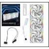 Fan Lian Li UNI FAN SL Wireless 120 12 cm Biały 3 szt. 28.5 dB 64.05 cfm
