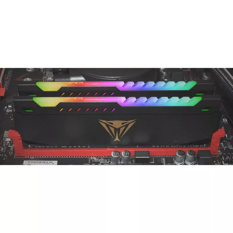 Patriot Viper Steel RGB 32 GB (2x16 GB) DDR4-3600 CL20 zestaw pamięci, PVSR432G360C0K