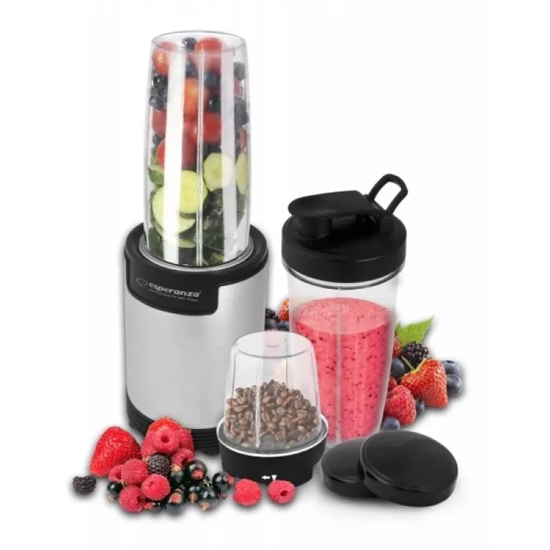 Blender stołowy Esperanza EKM030 Czarny Stal nierdzewna