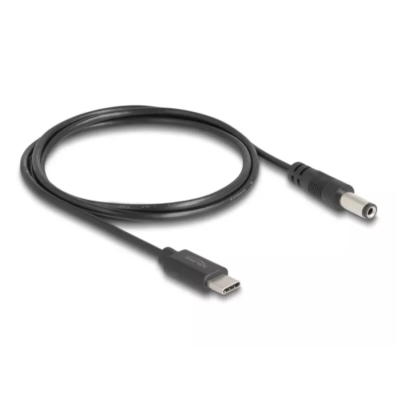 DeLOCK USB Type-C kabel zasilający 1 m 5,5 x 2,1 mm męski 5 V 1,5 A