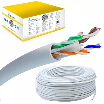 Kabel skrętka Extralink CAT6 UTP V2 Indoor 305M