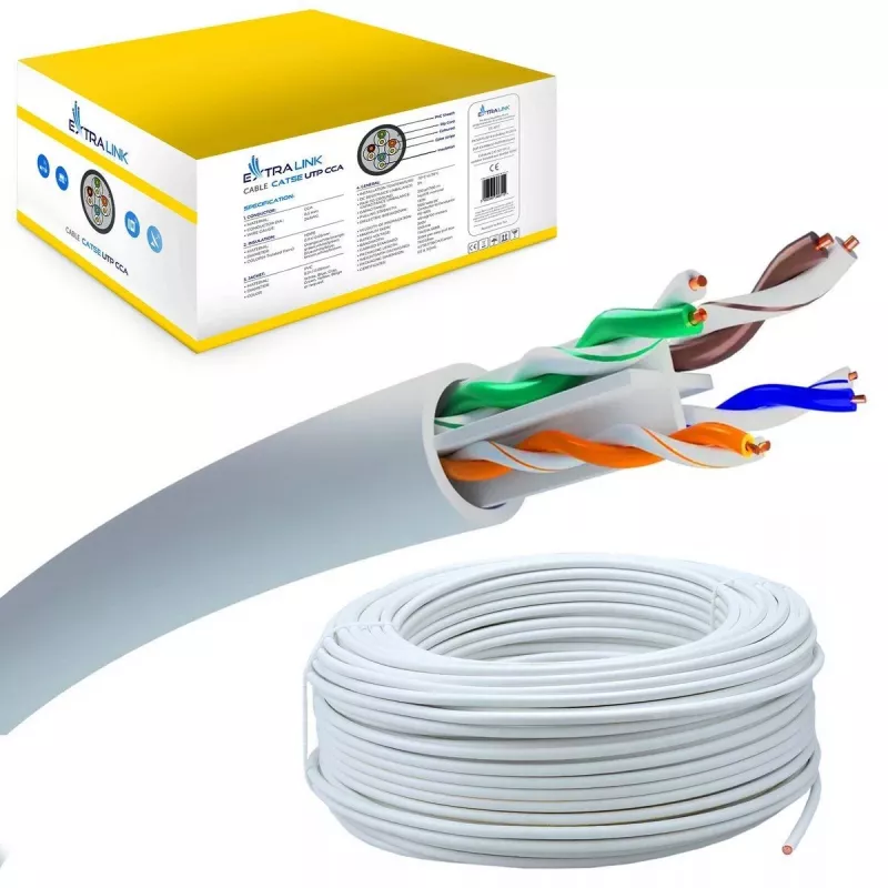 Kabel skrętka Extralink CAT6 UTP V2 Indoor 305M