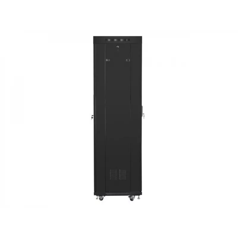 Szafa stojąca LANBERG FF01-6642-23BL 42U 600x600 mm 1200 kg IP20 Czarna