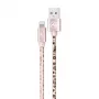 Kabel USB na Lightning Tellur TLL155621 3A 1 m — różowy