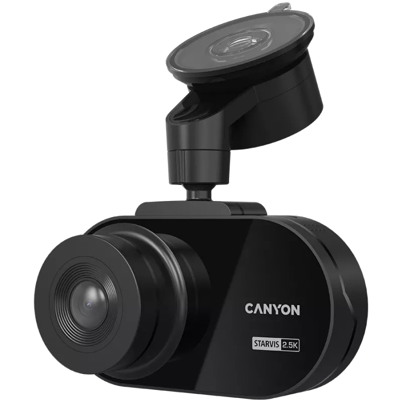 Kamera samochodowa Canyon DVR25 WQHD/2.5k/WiFi/Aplikacja/Karta SD czarna detal