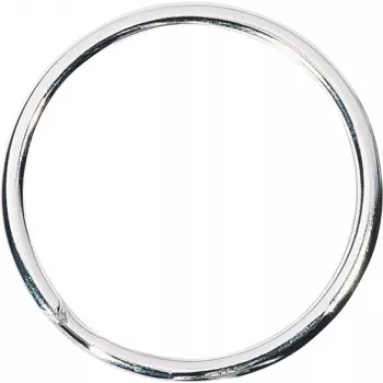 Breloczki do kluczy WEDO 2623030 metalowe 30 mm srebrne niklowane opakowanie 100 szt.