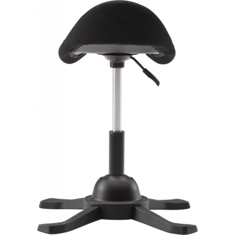 Ergonomiczny stołek balansowy up up Toronto czarna tkanina z dłuższym podnośnikiem gazowym