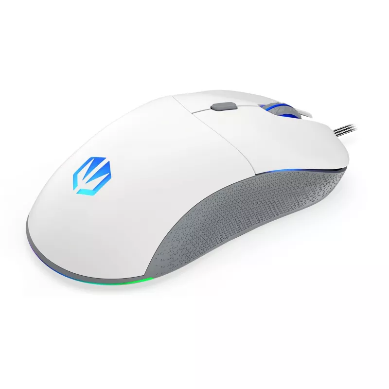 ENDORFY GEM Plus Onyx Biały mysz Gaming Praworęczna USB Type-C Optyczna 19000 DPI