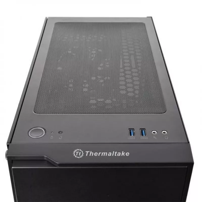 Thermaltake H100 TG MIDI Tower Czarny