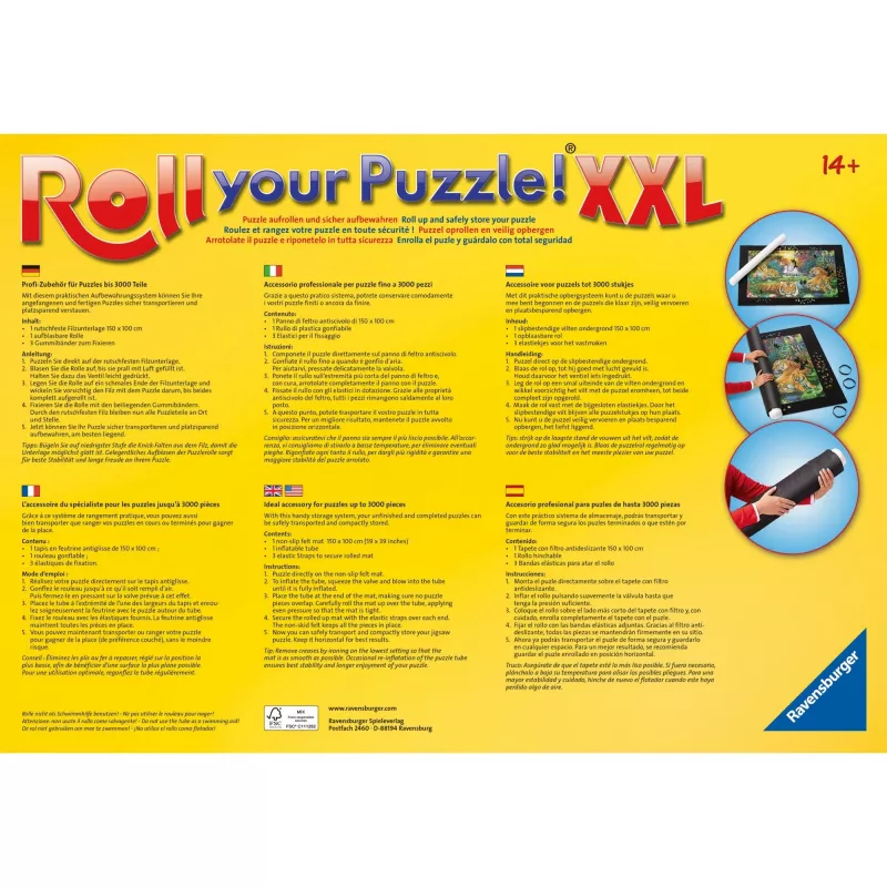 System przechowywania puzzli Ravensburger Roll your Puzzle XXL