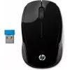 HP Wireless mysz 200, symetryczna, optyczna, RF bezprzewodowa, 1000 DPI, czarna