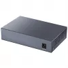 Przełącznik sieciowy Cudy GS1005P — 5-portowy Gigabit Ethernet z 4 portami PoE, 60W łącznie, obudowa metalowa, montaż w szafie rack