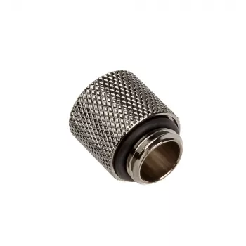 Bitspower Adapter G1/4 cal AG do G1/4 cal IG - 15mm, czarny Glossy