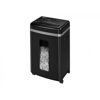 Niszczarka Fellowes Powershred 450M Micro-cut, na 9 arkuszy, 2 x 12 mm, pojemnik 22 l, czarna