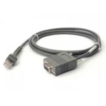 Zebra CBA-R01-S07PBR kabel szeregowy Szary 2,1336 m RS232 DB9