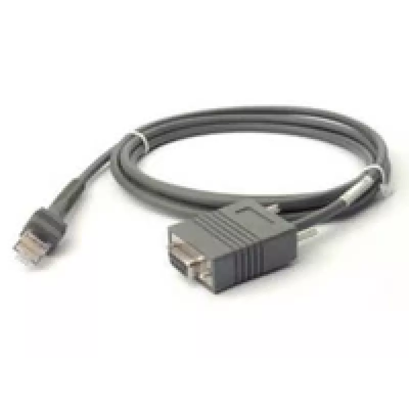 Zebra CBA-R01-S07PBR kabel szeregowy Szary 2,1336 m RS232 DB9