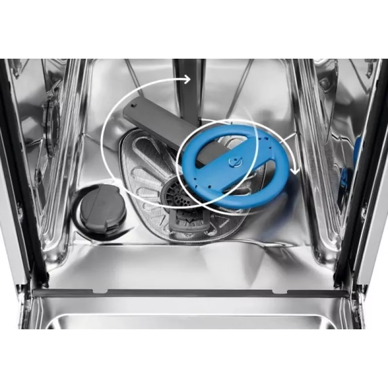 Zmywarka do zabudowy Electrolux EEG63410L, cienki 45 cm, 10 kompletów, 8 programów, AirDry, AquaStop