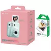 Aparat natychmiastowy Fujifilm Instax Mini 12 Mint zielony z zestawem 10 arkuszy filmu natychmiastowego
