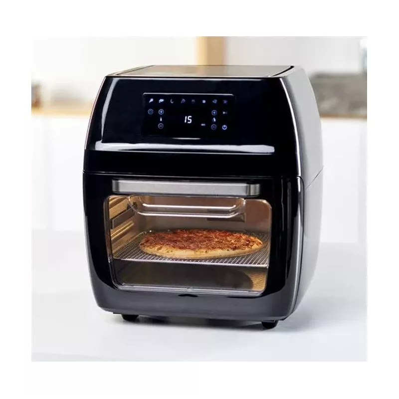 Frytkownica beztłuszczowa Black & Decker BXAFO1200E — 12 L, 1700 W, sterowanie dotykowe, 40–200°C, rożen, pieczenie i smażenie