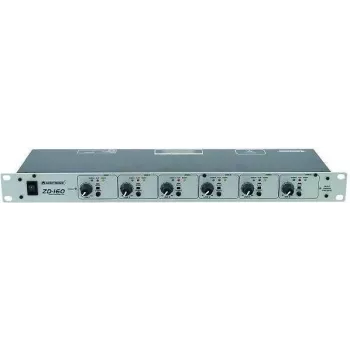 Dystrybutor strefowy do montażu w szafie rack Omnitronic ZD-160 — 16-kanałowy, 1U