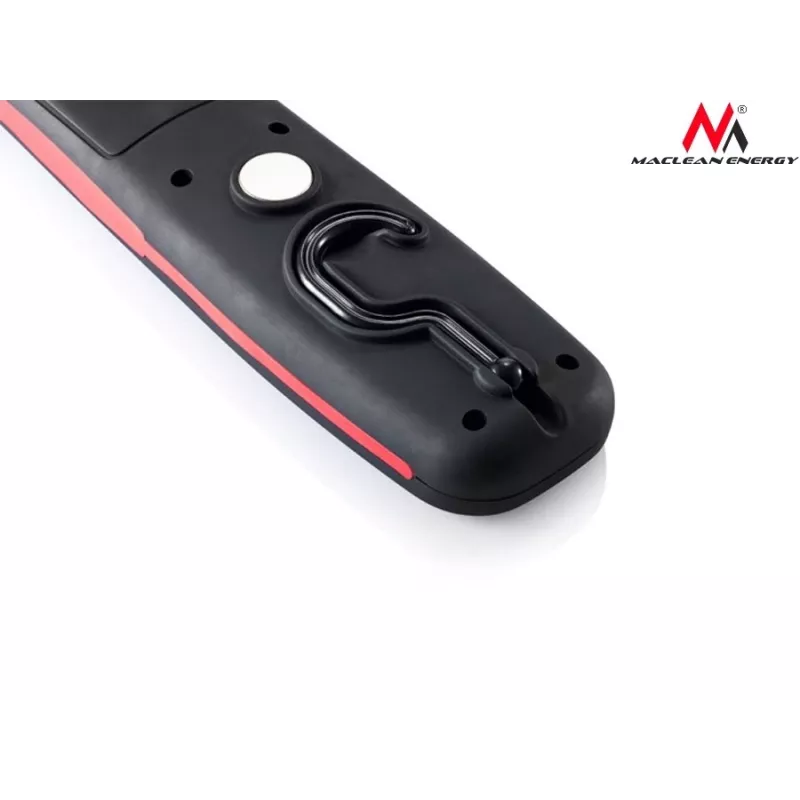 Lampa warsztatowa MACLEAN MCE03 — 24 LED, podstawa magnetyczna i haczyk, zasilana bateriami (3×AAA)
