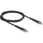 Kabel USB DeLOCK 81124 USB 2.0 1 m USB-C czarny