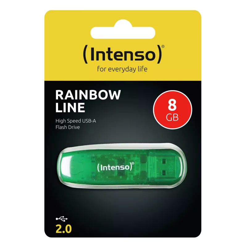 Pamięć Flash USB 2.0 8GB/Zielony 3502460 INTENSO