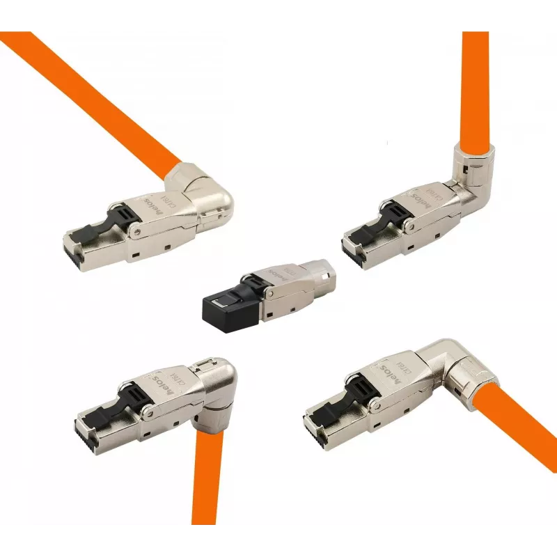 helos Cat 6A Złącze RJ45 263836 — Premium konfigurowalne w terenie, 5 wariantów