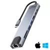 MEDIA-TECH USB HUB 8 W 1 GIGA LAN HUB MT5046