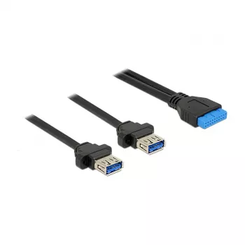 Kabel USB DeLOCK 85244 0,8 m czarny