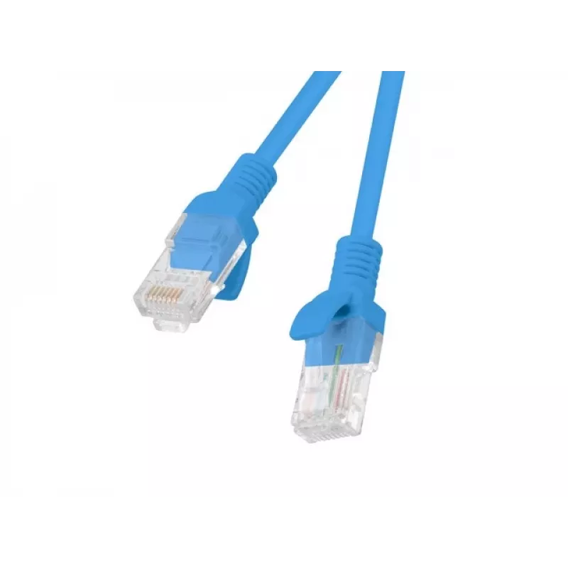 Kabel krosowy LANBERG PCU6-20CC-0300-B RJ45 Kat.6 3 m Niebieski U/UTP CCA 250 MHz