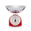 Mechaniczna waga kuchenna ETA ETA577790030 — pojemność 5 kg, dokładność 25 g, blat ze stali nierdzewnej, biała obudowa