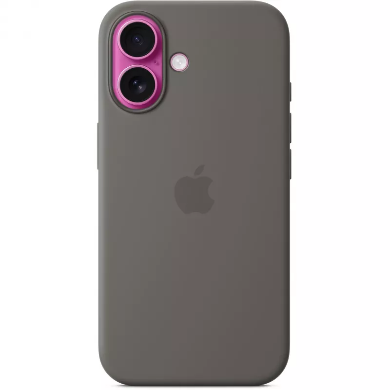 Etui Apple iPhone 16 Silicone Case z MagSafe w kolorze Stone Gray
