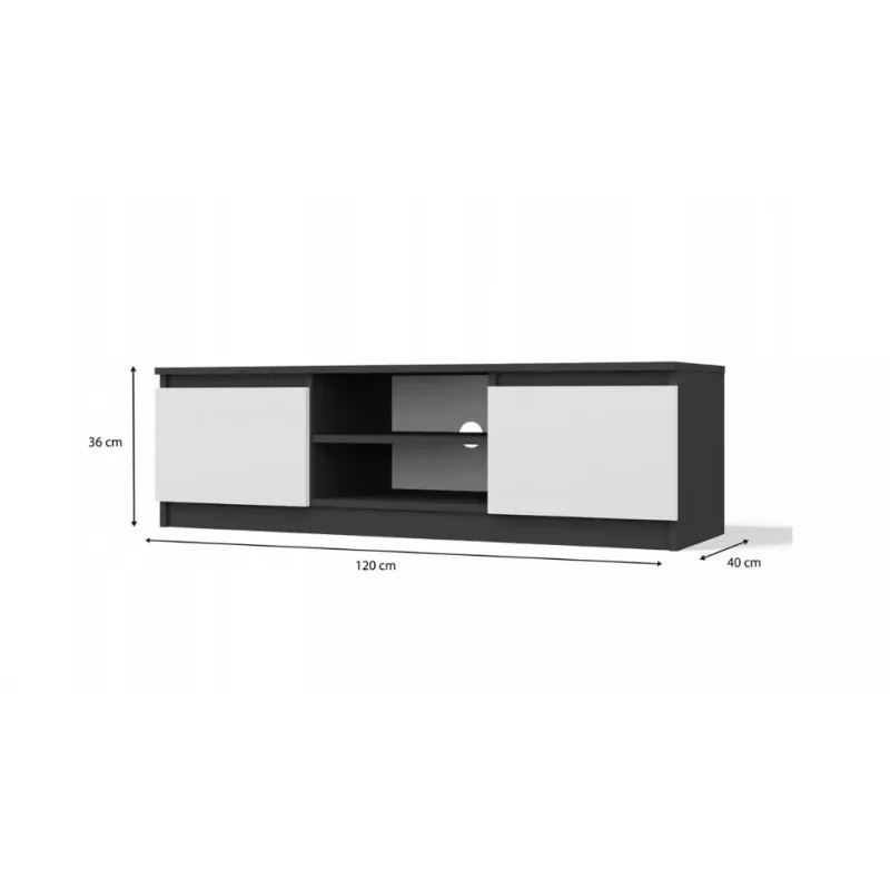 RTV 120 MALWA ANTHRACITE/Biały