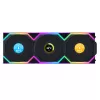 Wentylator Lian Li UNI FAN SL Wireless LCD 120 Czarny 3 szt.
