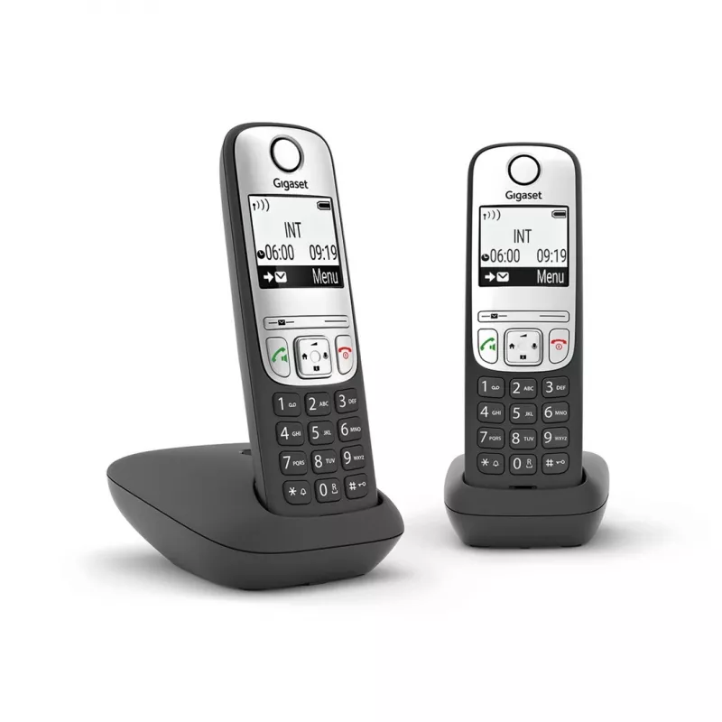 Telefon bezprzewodowy Gigaset A690 A Duo czarny