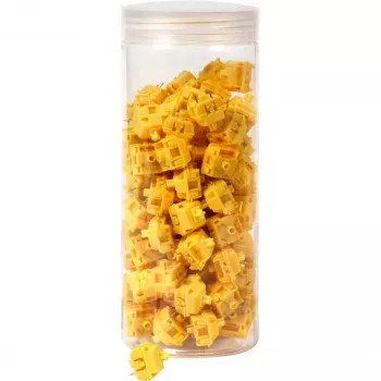 Zestaw przełączników mechanicznych Keychron Gateron Cap V2 Golden-Yellow G32 — 110 sztuk
