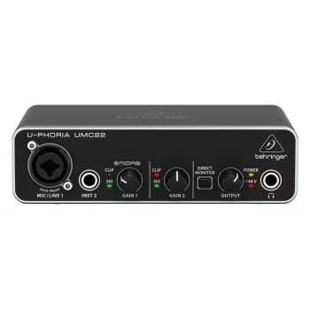 Behringer UMC22 dodatkowy sprzęt muzyczny Przedwzmacniacz koncertowy/studyjn