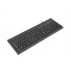 Przewodowa pełnowymiarowa klawiatura NATEC Moray ES z USB, hiszpański QWERTY, 105 klawiszy, czytnik kart identyfikacyjnych, kabel 1,5 m, czarna
