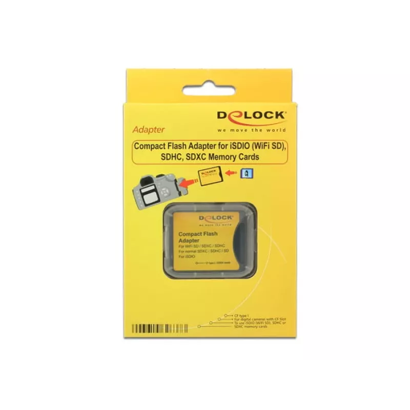 Adapter karty flash DeLOCK 62637