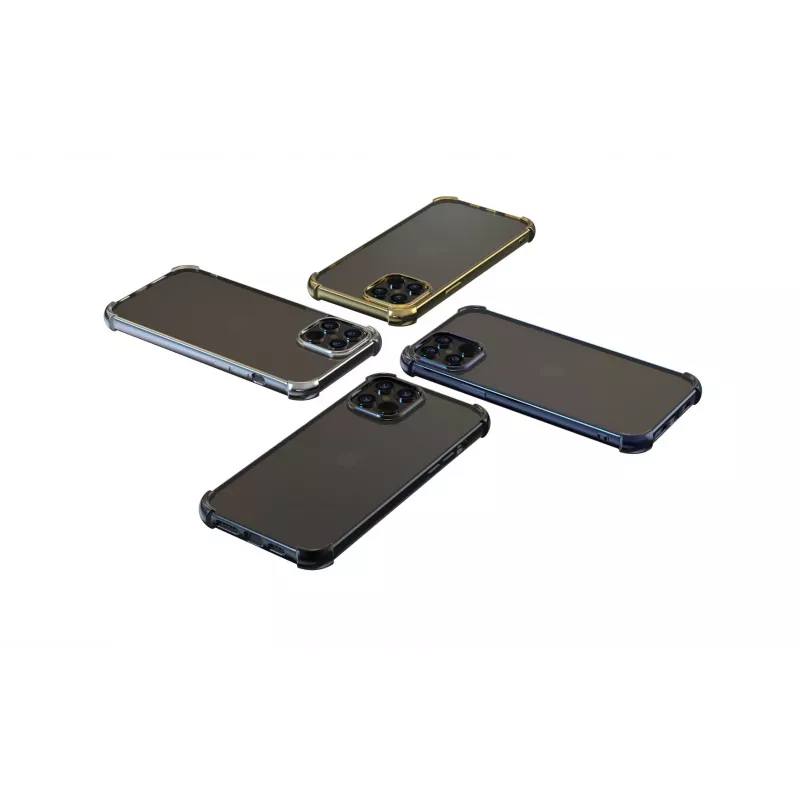 Etui miękkie Devia do iPhone 12 Pro Max — wstrząsoodporne, srebrny brokat