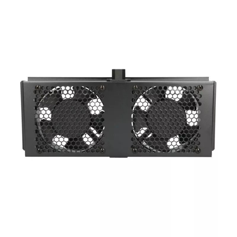Wentylator chłodzący Extralink 2 FANS ROOF COOLING UNIT 220V AC Czarny Metal