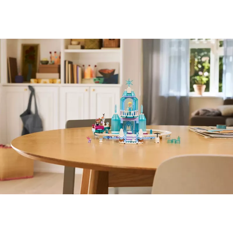 LEGO DISNEY 43281 Lodowy Zamek Elsy i Przygoda na Śnieżnym Torze